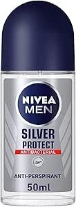 Nivea Roll on Silver protect 50ml - Kosmetika Pro muže Péče o tělo Tuhé antiperspiranty